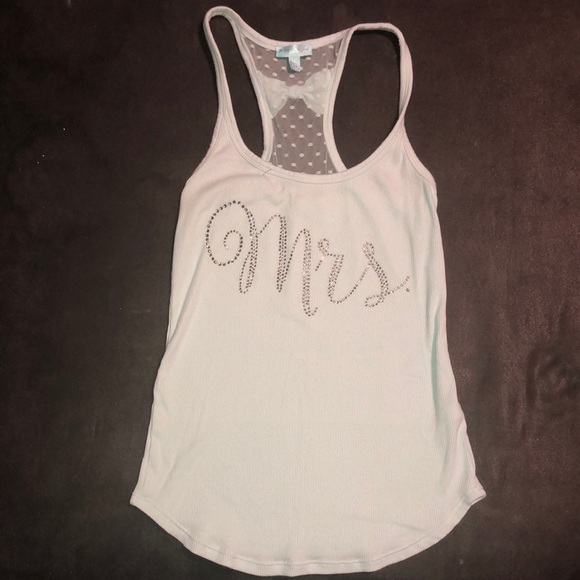 Betsy Johnson MRS Ribbed Tank Top SiZE SMALL - Picture 1 of 4